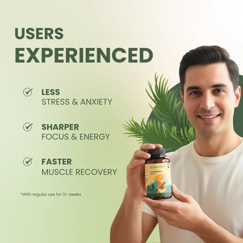 Aryavedam Ashwagandha + Shatavari Combo Balance. Strength. Vitality — Naturally.