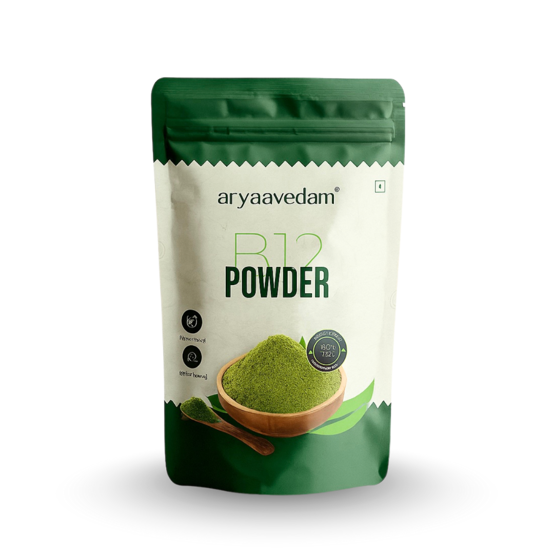 Aryavedam Plant-Based B12 Powder – Natural Blend of 6 Superfoods for Energy, Immunity & Overall Wellness (200g)